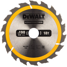 Panza circulara DEWALT 190x30mm 18T DT1943