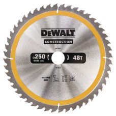 Panza circulara DEWALT 250x30mm 48T DT1957-QZ