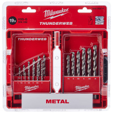 Set burghie metal MILWAUKEE HSS-G d(1.0-10.0)mm (19 buc)