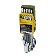 MicroSpeeder set de 10 chei combinate cu clichet si mecanism schimbare sens, 8-19mm