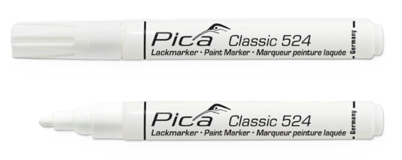 Marker industrial White Pica Classic 524/52