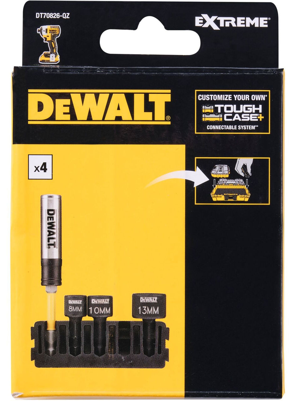 Set capete magnet 8-13 mm+prelungitor DeWALT DT70826-QZ