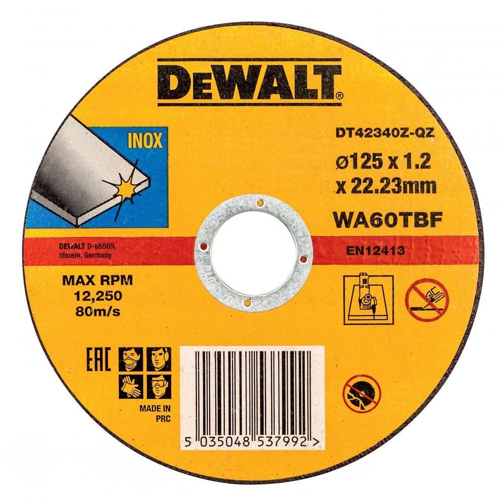 Disc debitat metal inox 125x1.2x22.23mm DT42340Z