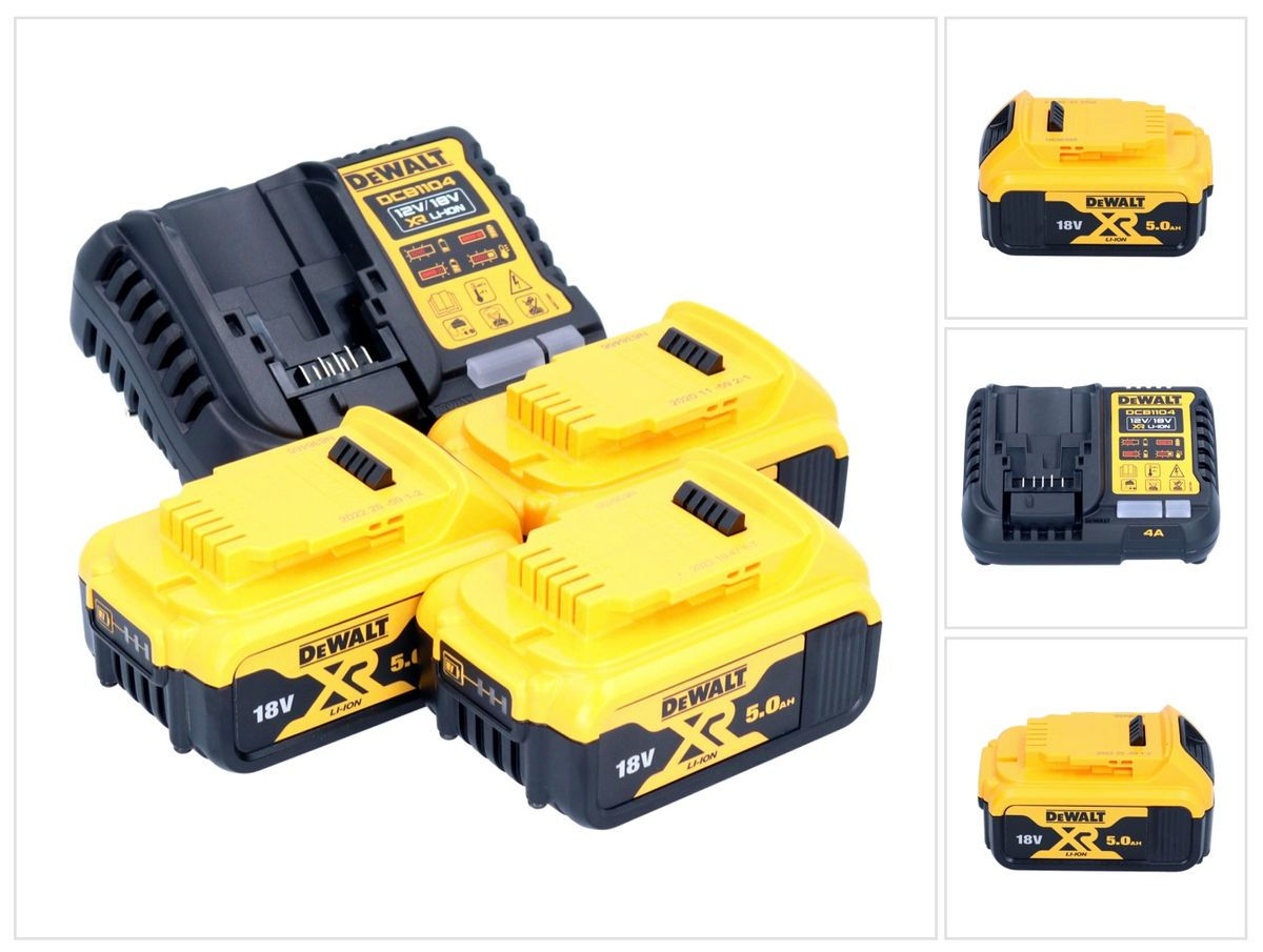 Set acumulatori 18 V 5 Ah DCB184P3-XJ