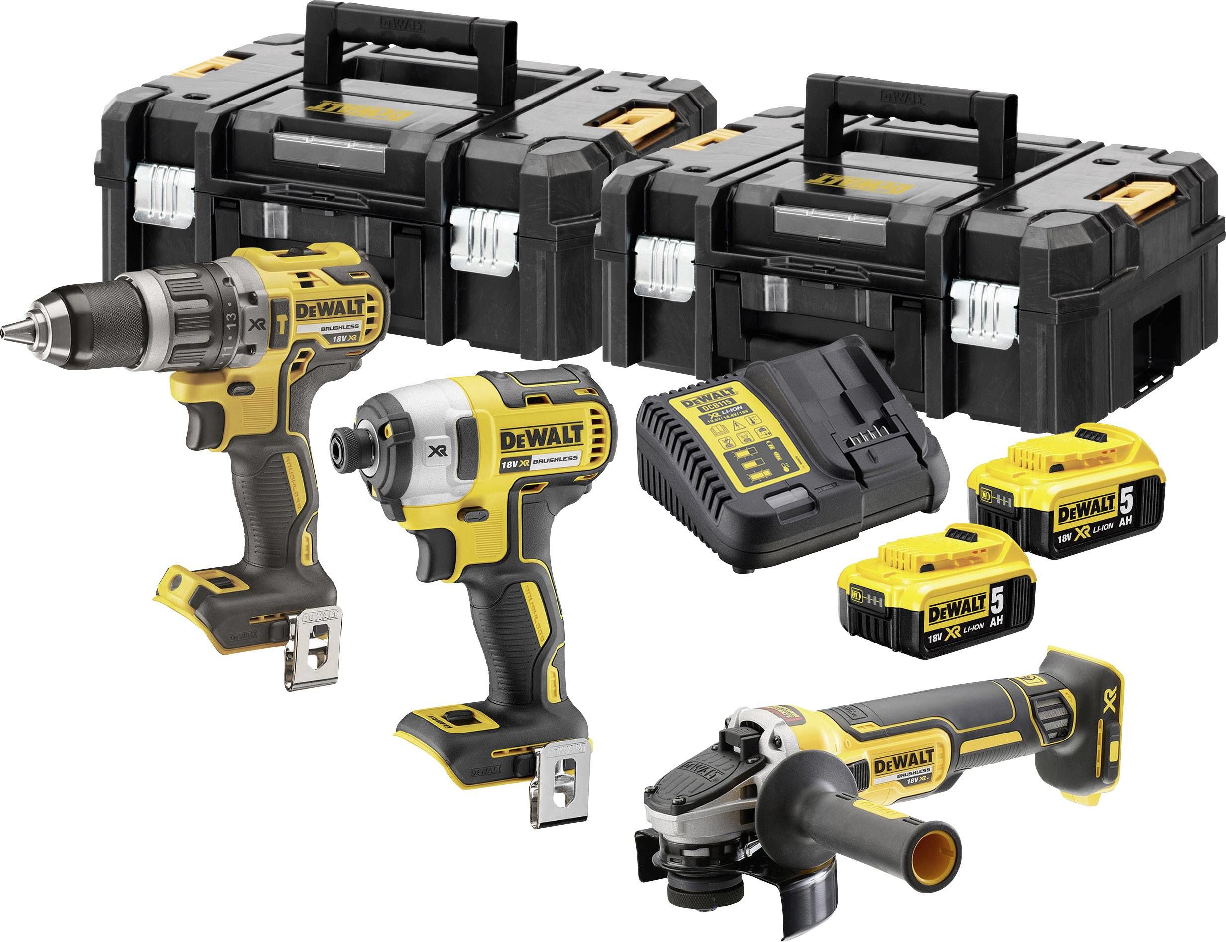 Set de scule cu acumulator DeWALT DCK384P2T