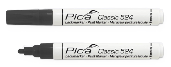 Marker industrial black Pica Classic 524/46
