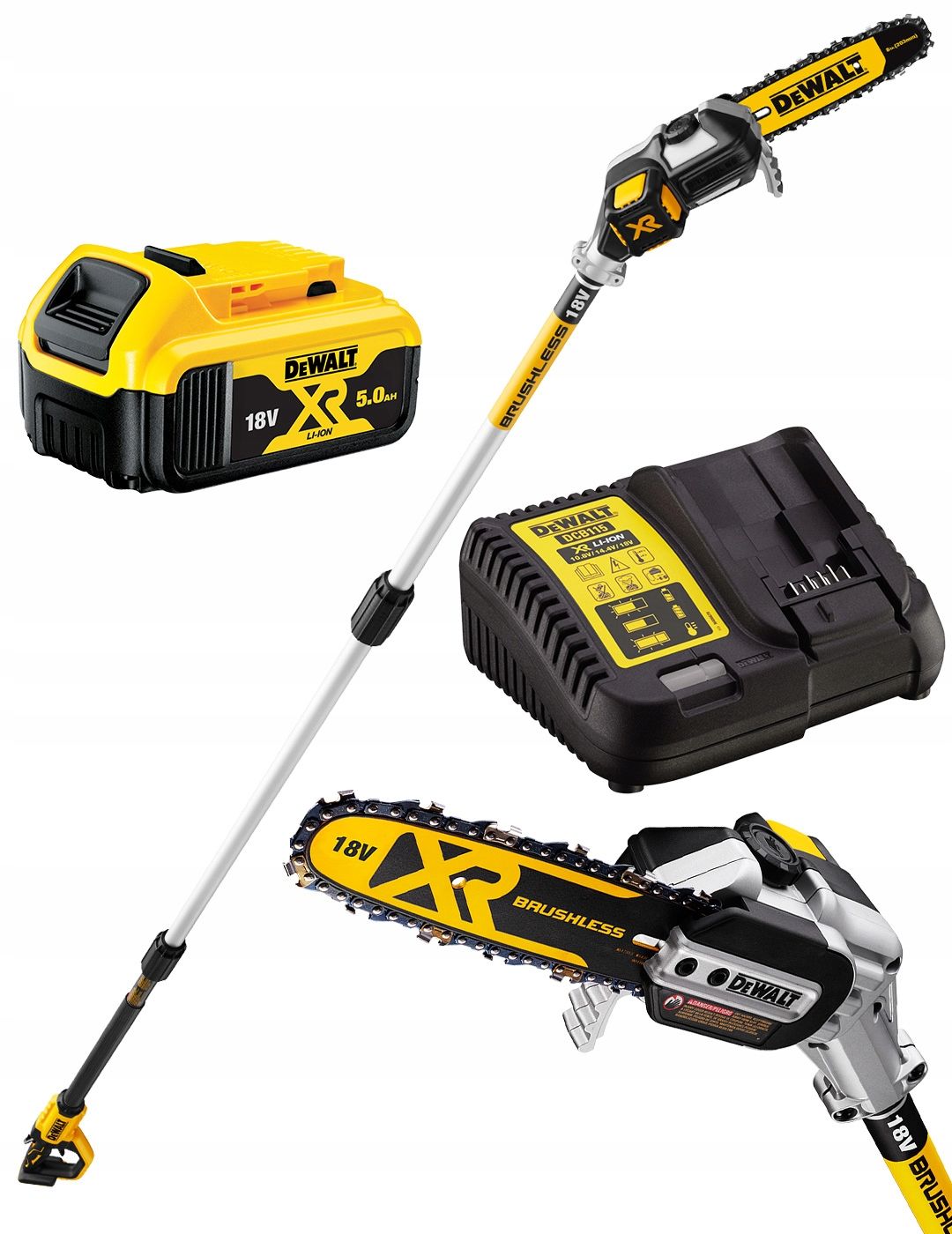 Fierăstrău cu lanț cu acumulator DeWALT DCMPS567P1