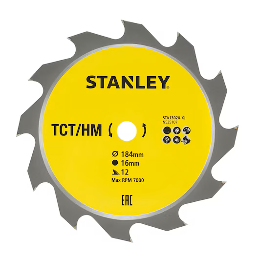 Pânză circulară 184x16x12T STA13020 STANLEY