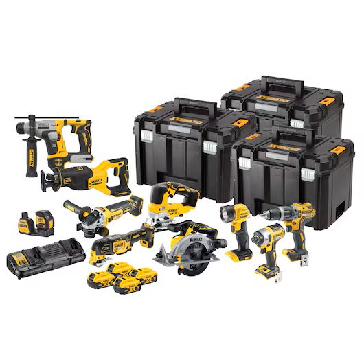 Set instrumente 18V XR DCK1012P4T-QW DeWALT