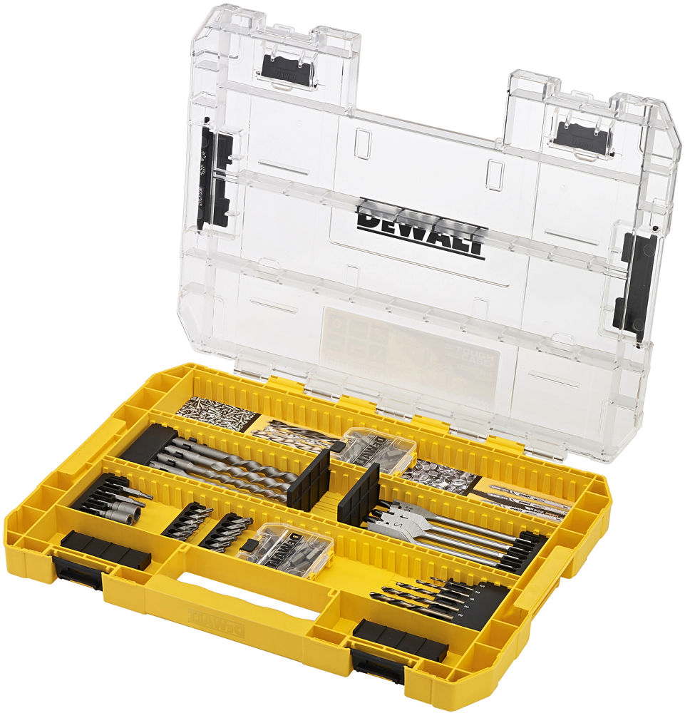 Set de burghie și biti 85- piese DT70763-QZ