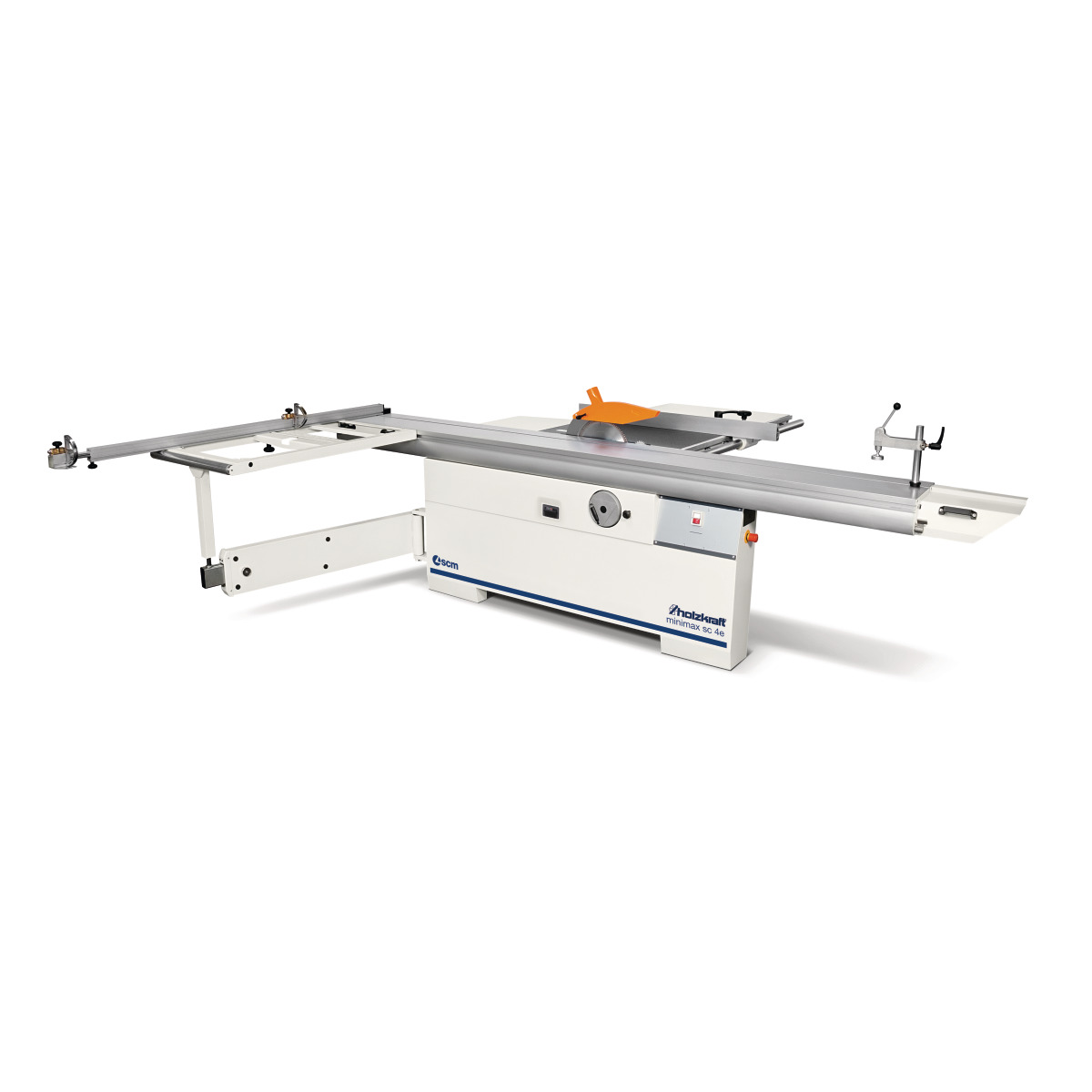 Fierăstrău circular cu masă glisantă sc 4e 27 with pre-cutting device HOLZKRAFT