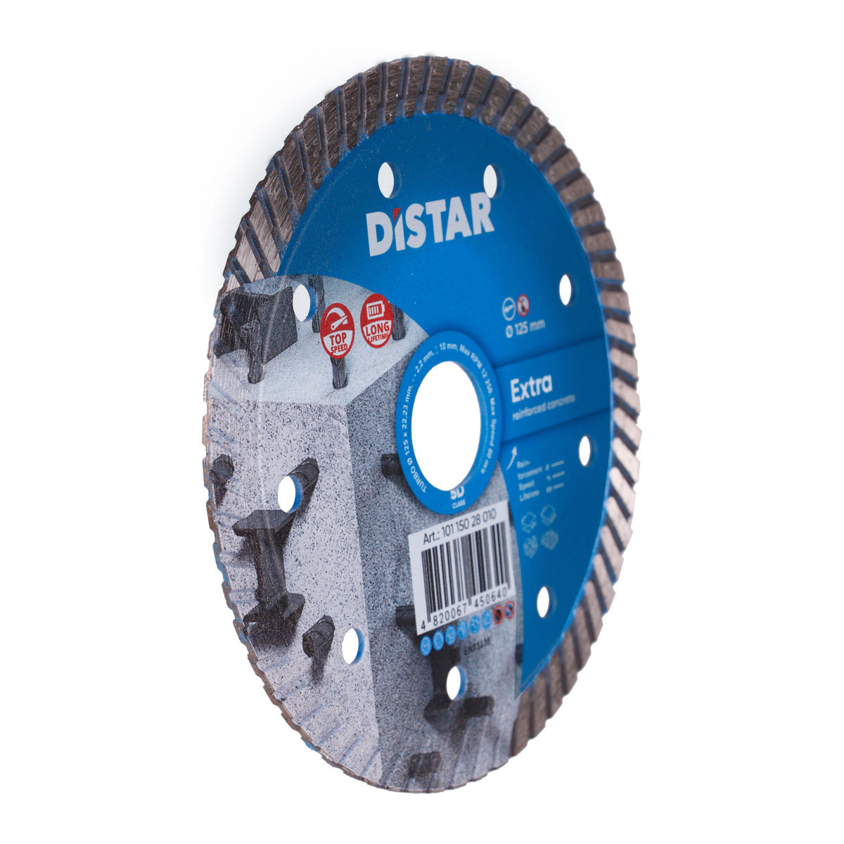 Disc diamantat DISTAR pentru beton Extra d125