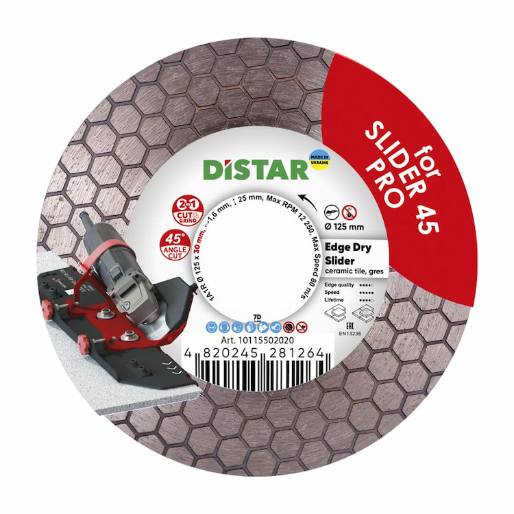 Disc diamantat 1A1R Edge Dry Slider d125