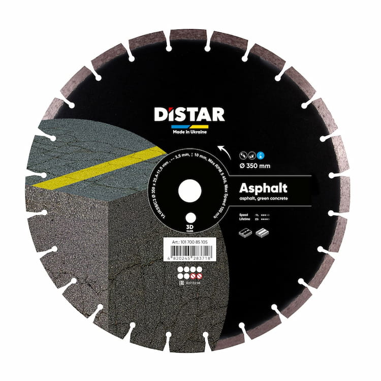 Disc diamantat 1A1RSS/C3-H d350x25,4 Asfalt
