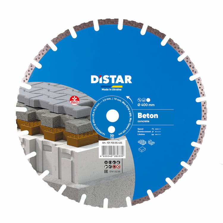 Disc diamantat 1A1RSS/C1-H d400x25,4 Beton