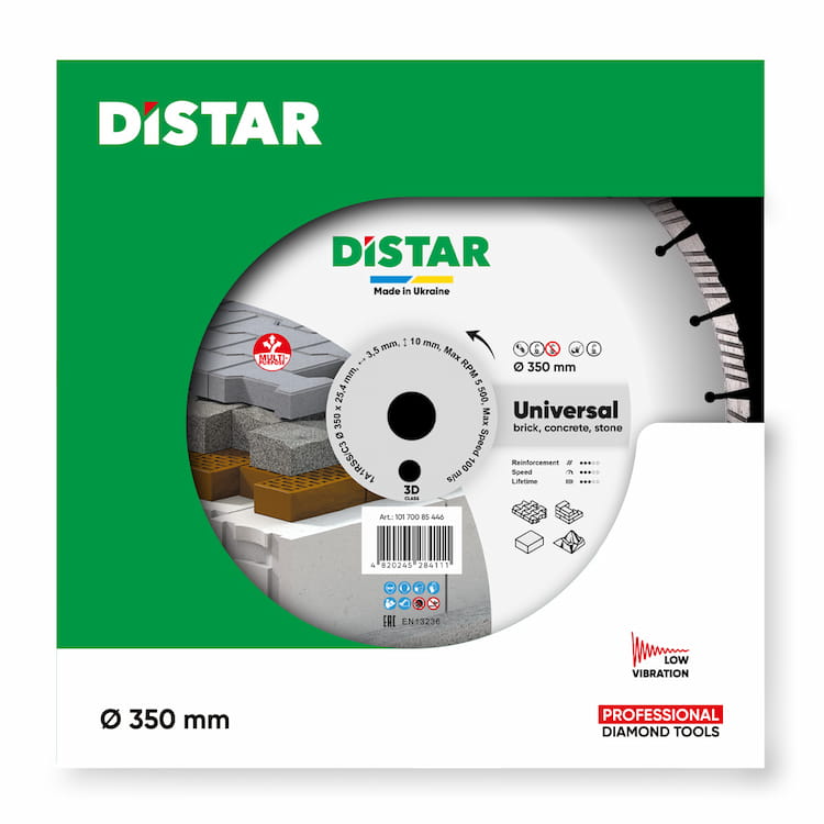 Disc diamantat 1A1RSS/C3-H d350x25,4 Universal