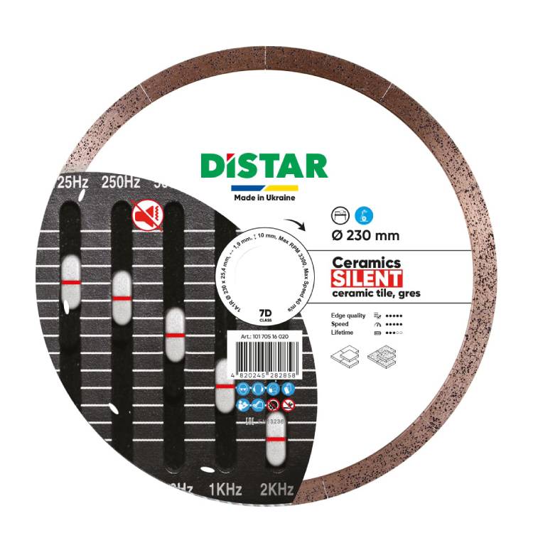 Disc diamantat 1A1R Ceramic Silent 230x25,4