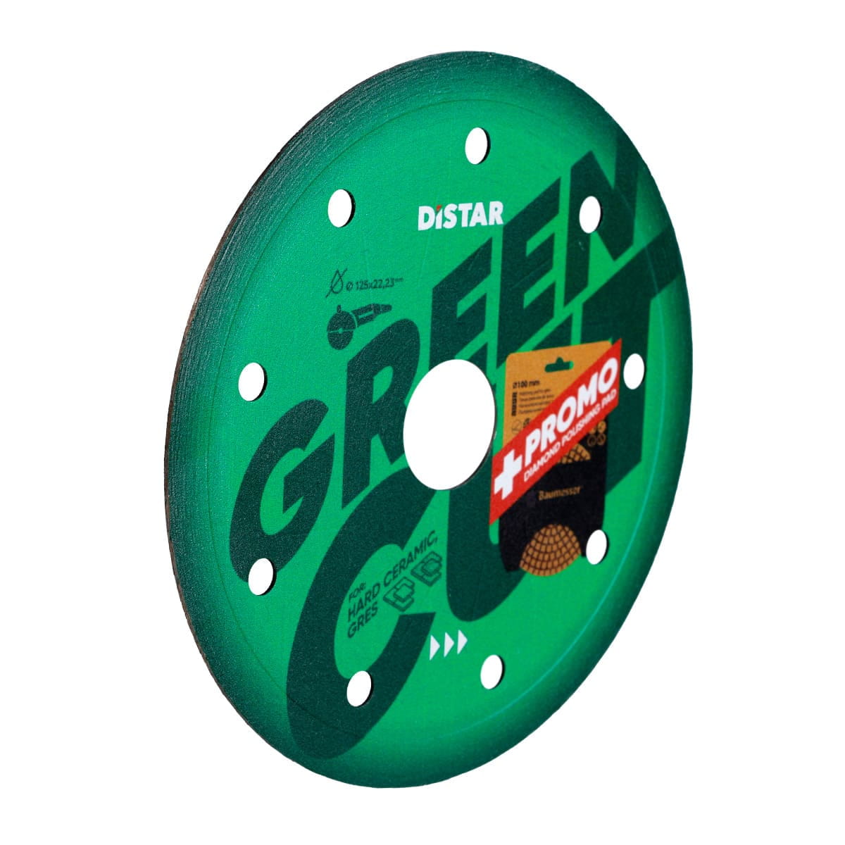 Disc diamantat 1A1R 125x1,2x8x22,23 Green Cut