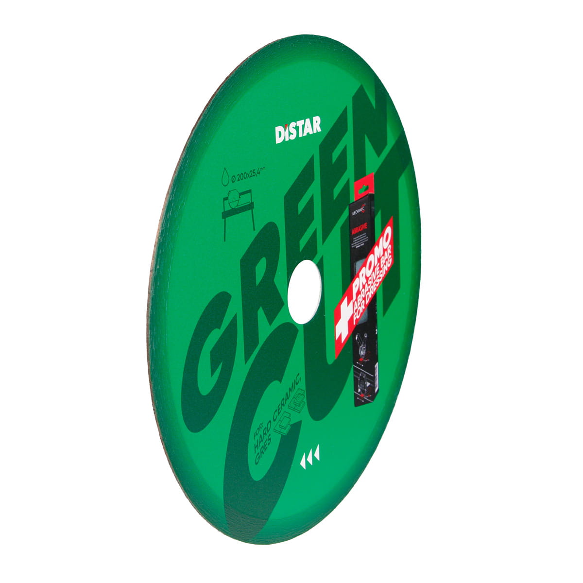 Disc diamantat 1A1R 200x1,6x10x25,4 Green Cut