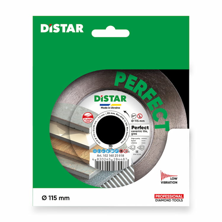 Disc diamantat 1A1R Perfect d115x1,5x25x22,23H