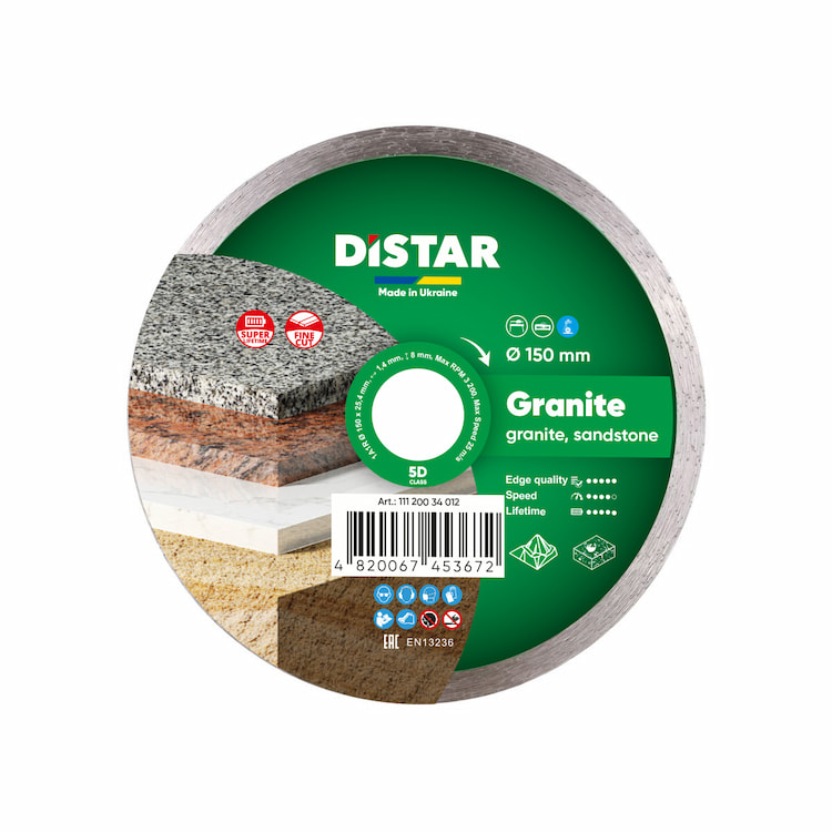Disc diamantat 1A1R Granit d150