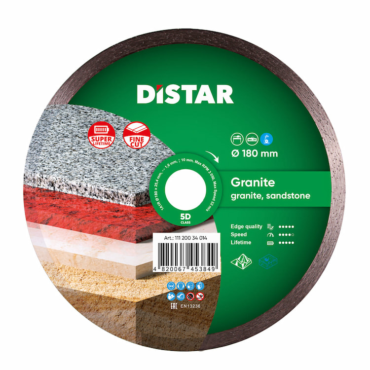 Disc de diamant 1A1R Granit d180