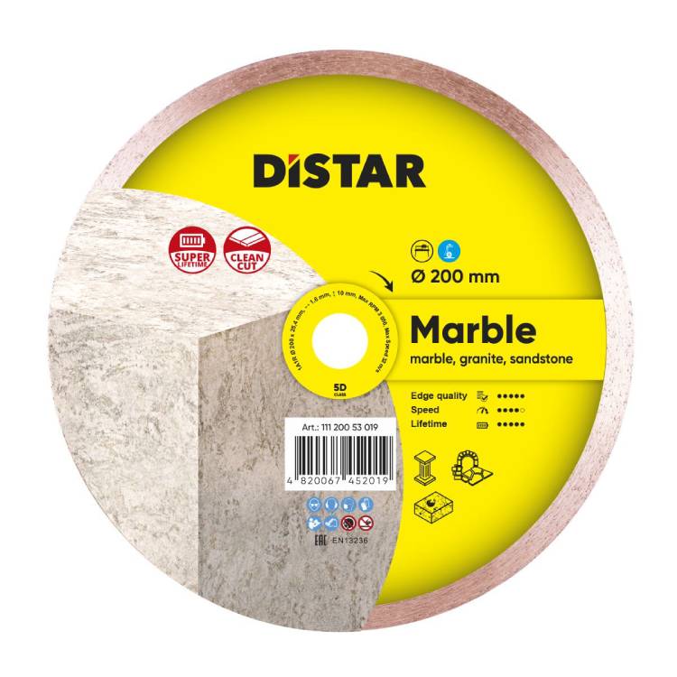 Disc de d200 din marmură 1A1R cu diamant