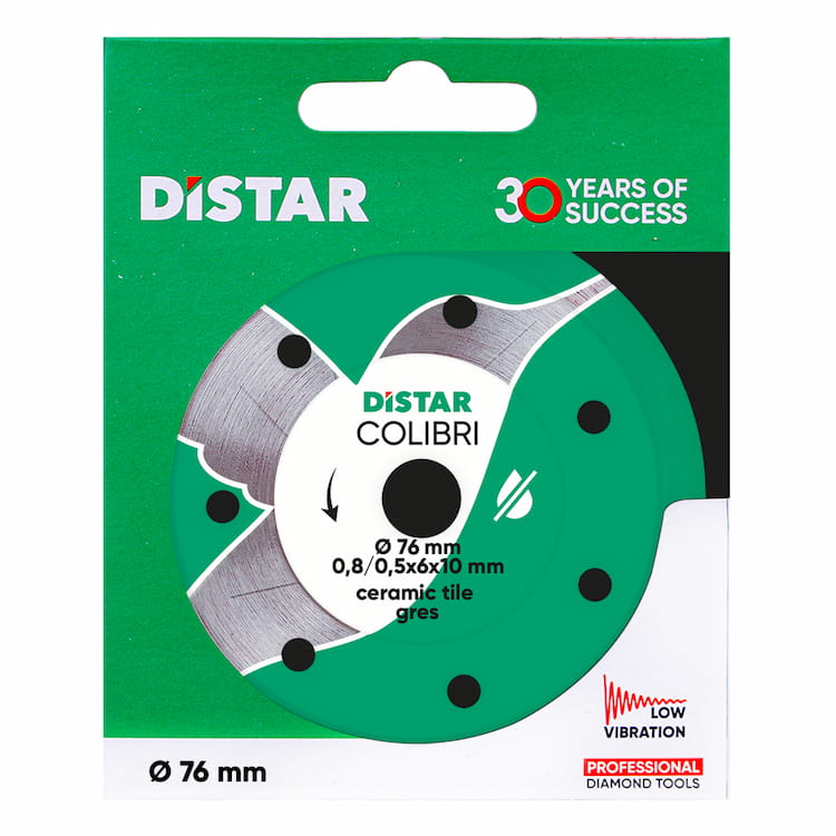 Disc diamantat 1A1R Colibri d76x10mm