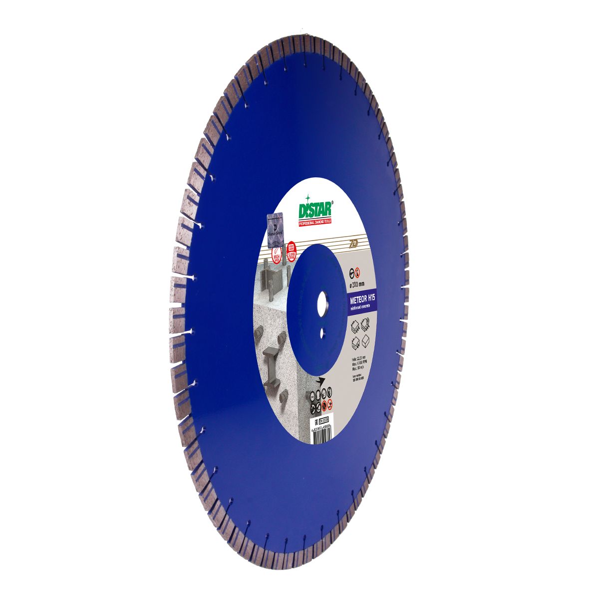Disc diamantat DISTAR pentru beton Meteor H15 d300