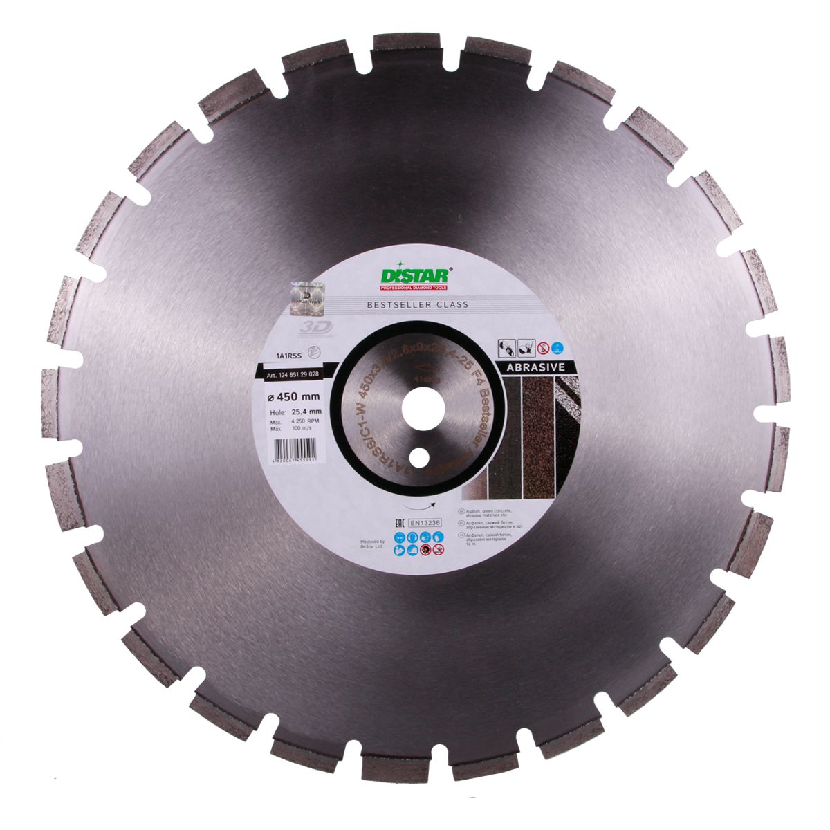 Disc diamantat DISTAR pentru asfalt si beton proaspat Bestseller Abrasive d500