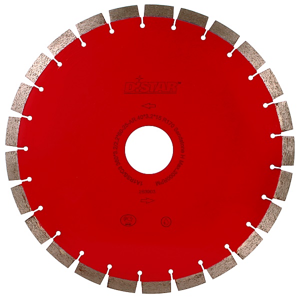 Disc diamantat DISTAR pentru piatra naturala Sandstone H d350