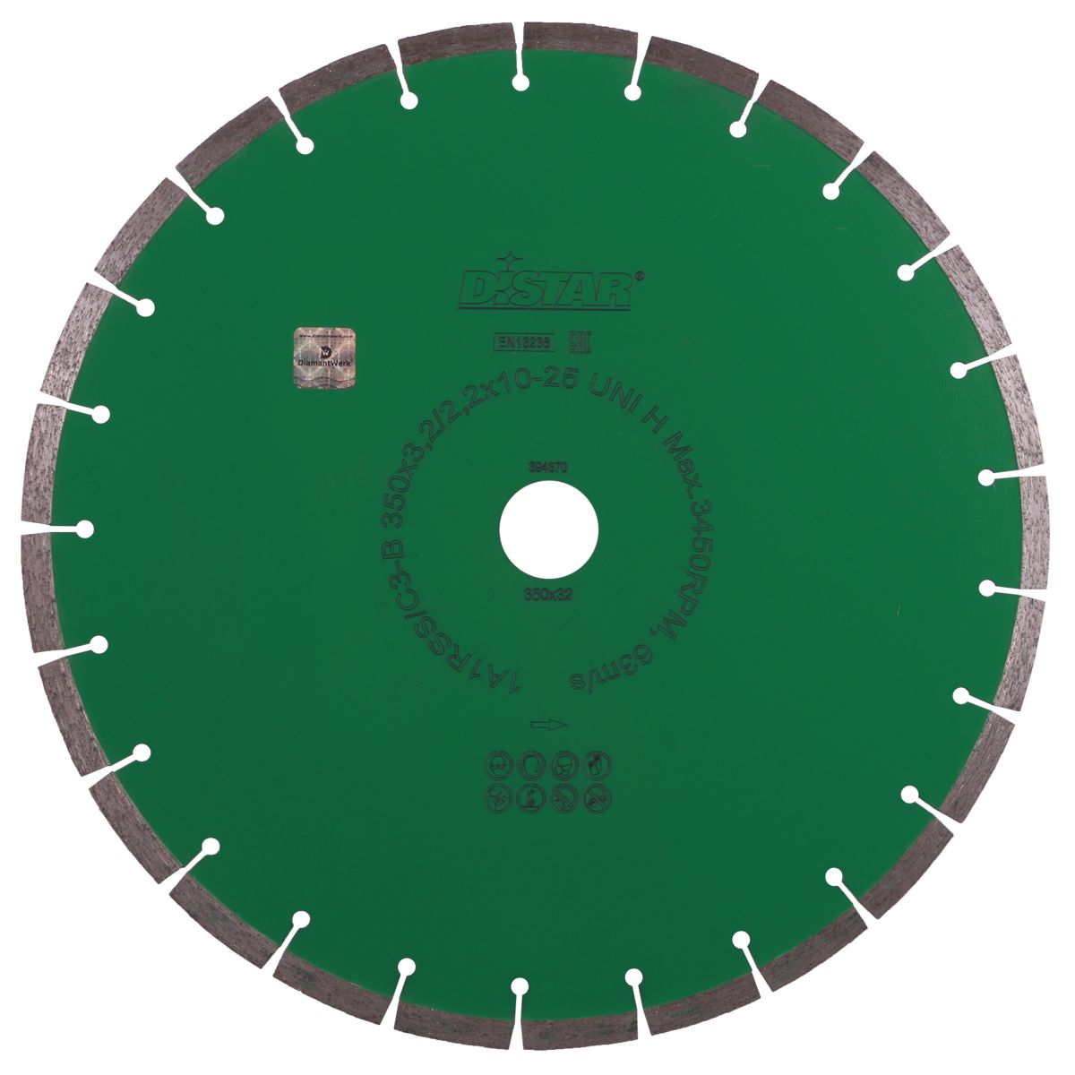 Disc diamantat DISTAR pentru granit,marmura Uni H d300