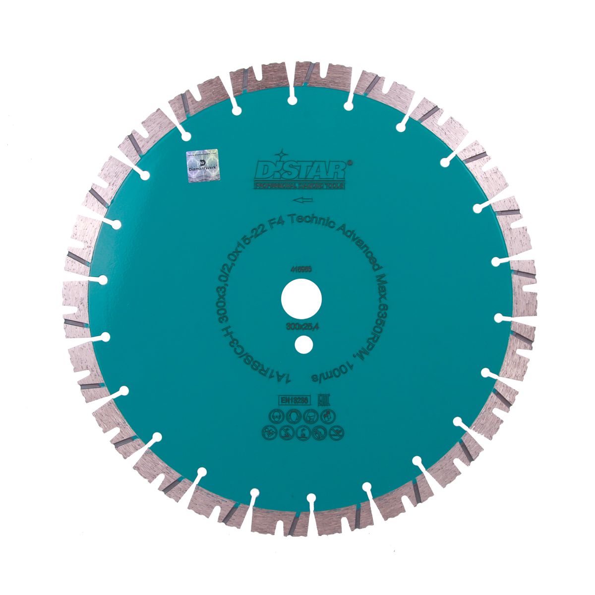 Disc diamantat DISTAR pentru beton Technic Advanced d300