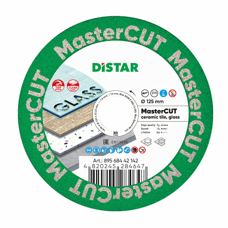 Disc diamantat 1A1R-V MasterCUT d125