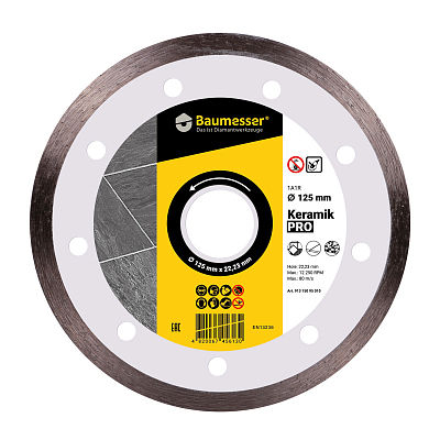 Disc diamantat pentru placi ceramici Baumesser Keramik d115