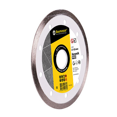 Disc diamantat pentru placi ceramici Baumesser Keramik d125