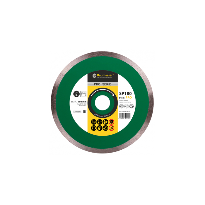 Disc diamantat pentru granit,marmura Baumesser Stein PRO d400