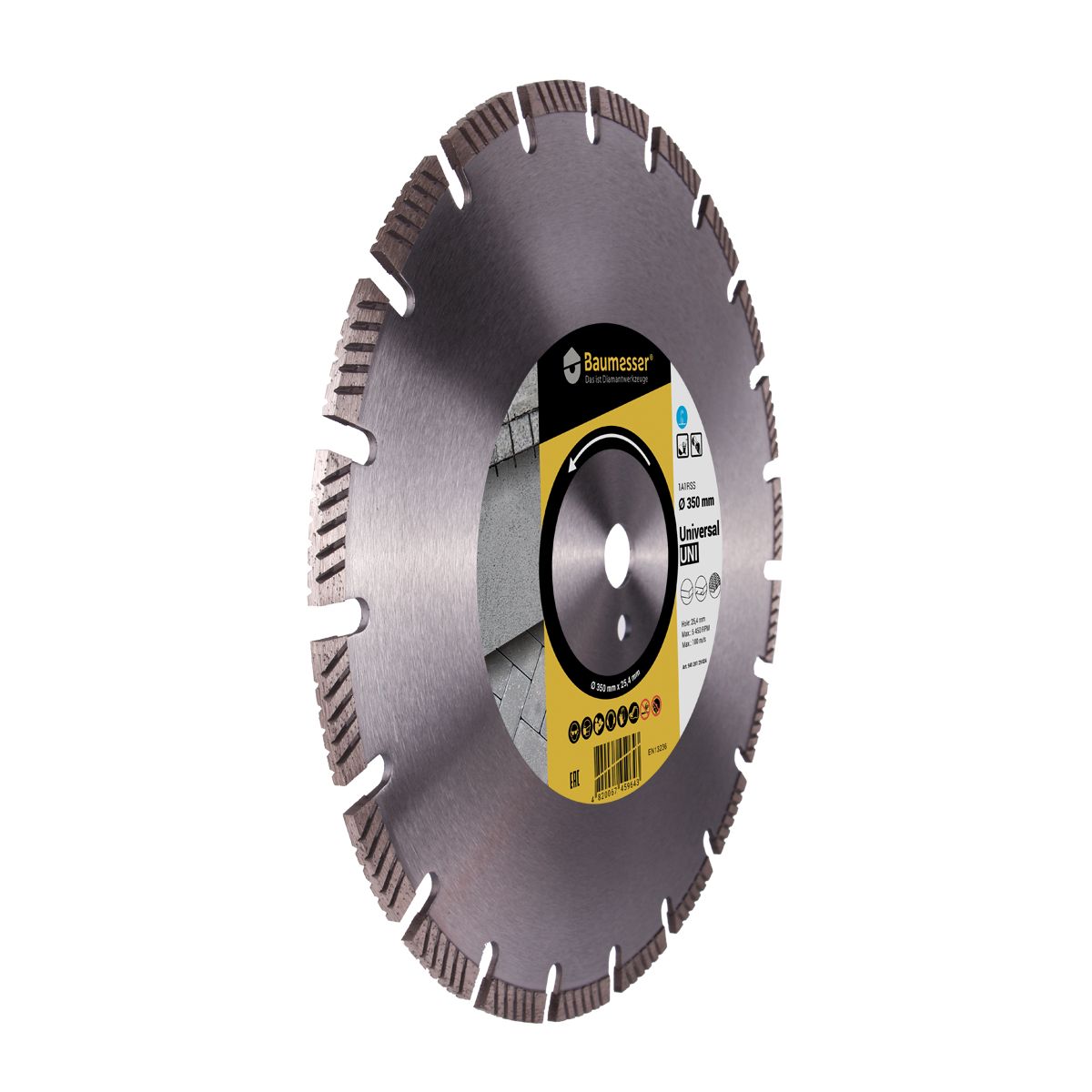 Disc diamantat pentru beton Baumesser Universal d350