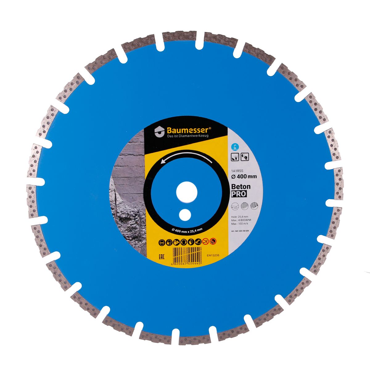 Disc diamantat pentru beton Baumesser Beton PRO d400