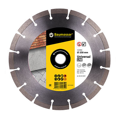 Disc diamantat pentru beton Baumesser Universal d230