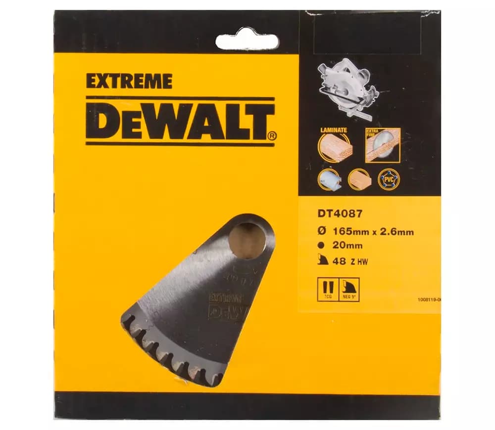 Disc circular 165x20mm DT4087 40T