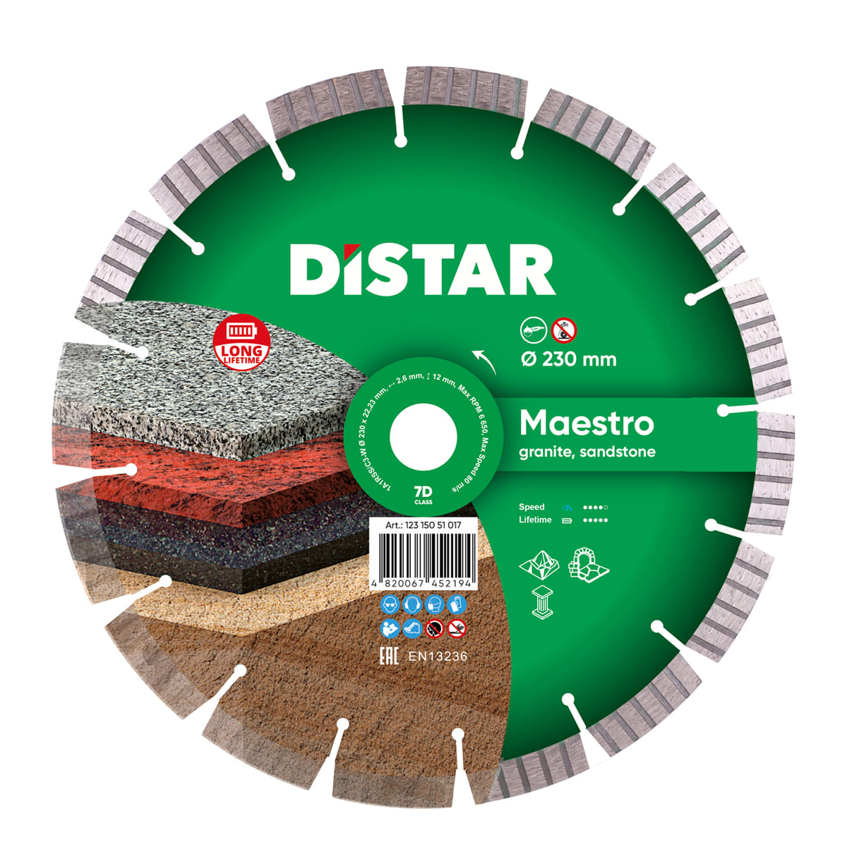 Disc diamantat 1A1RSS/C3-W Maestro d230