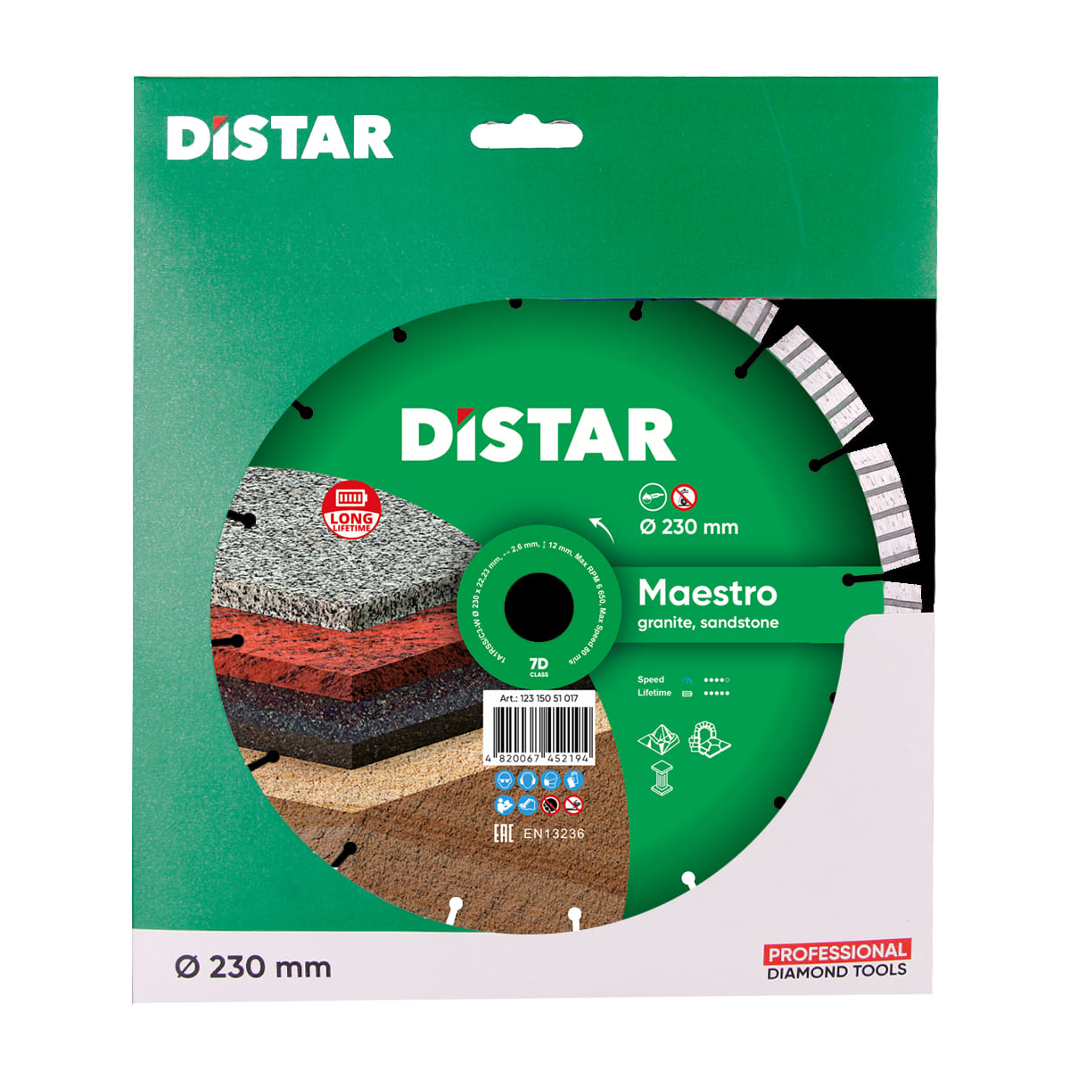Disc diamantat 1A1RSS/C3-W Maestro d230