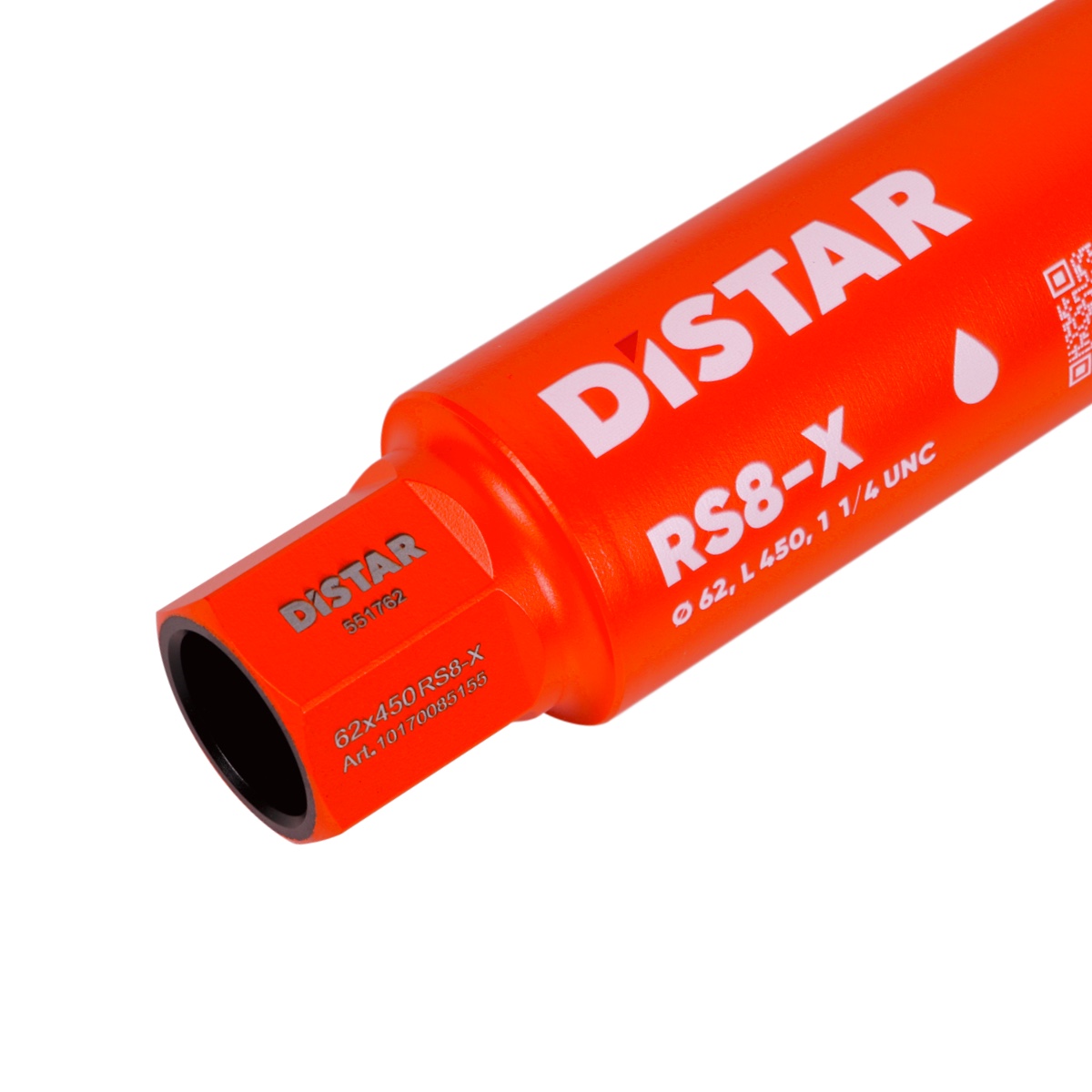 Carota diamantata DDS-W 062x450-6x1 1/4 UNC DLD 62 RS8-X