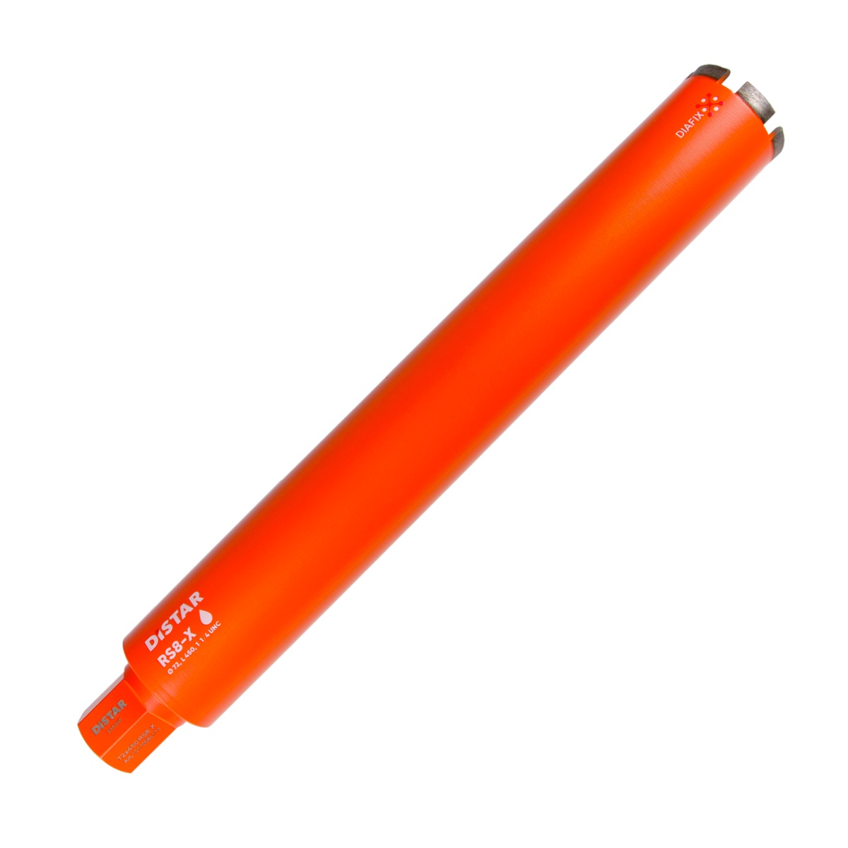 Carota diamantata DDS-W 072x450-6x1 1/4 UNC DLD 72 RS8-X