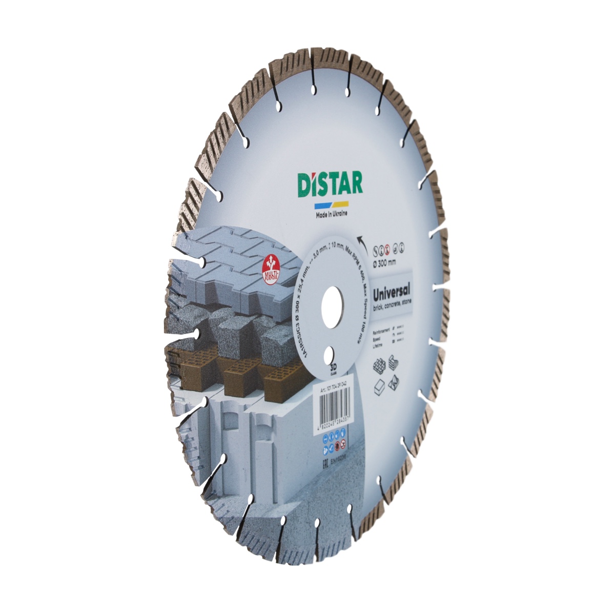 Disc diamantat 1A1RSS/C3-H d300x25,4 Universal