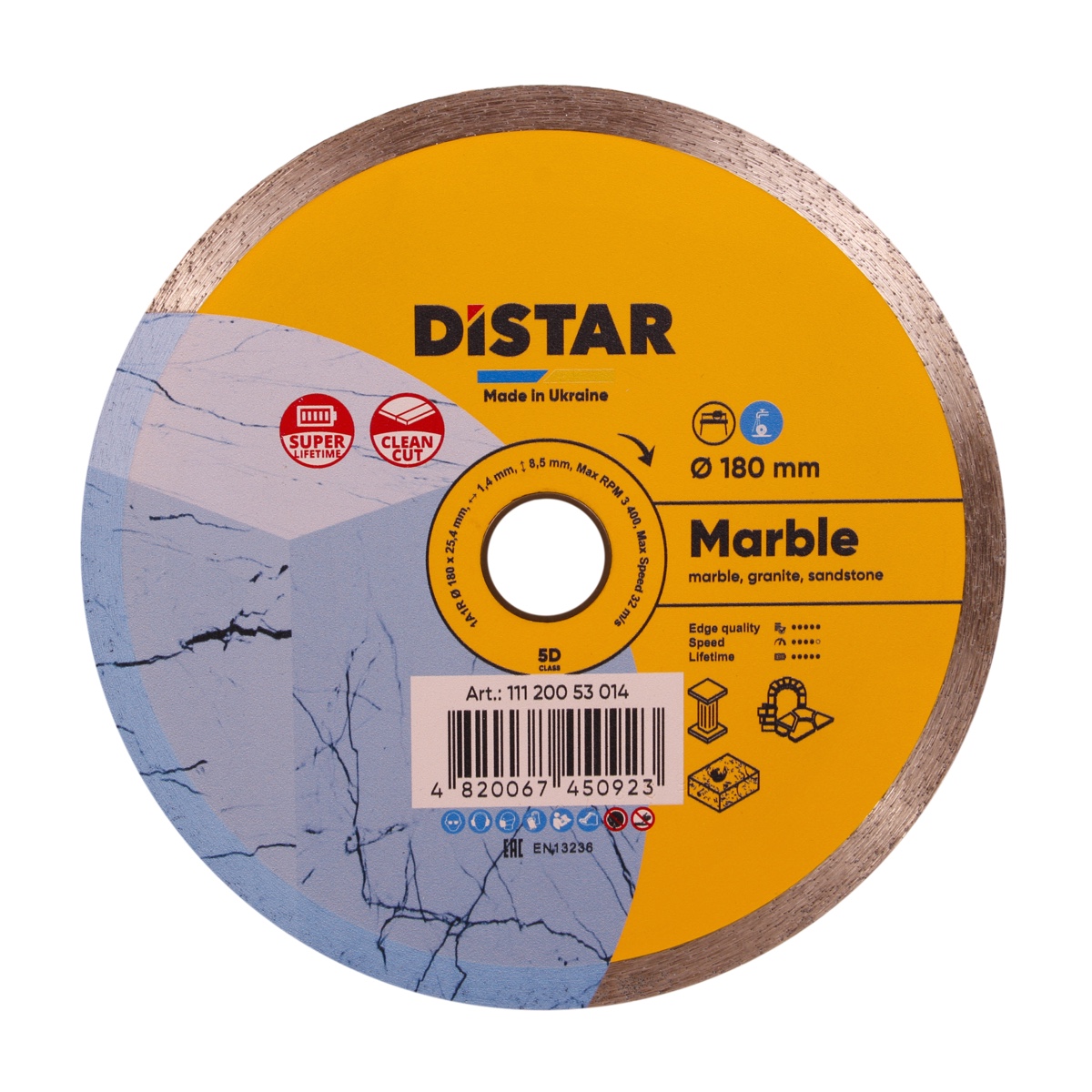 Disc diamantat 1A1R Marble d180