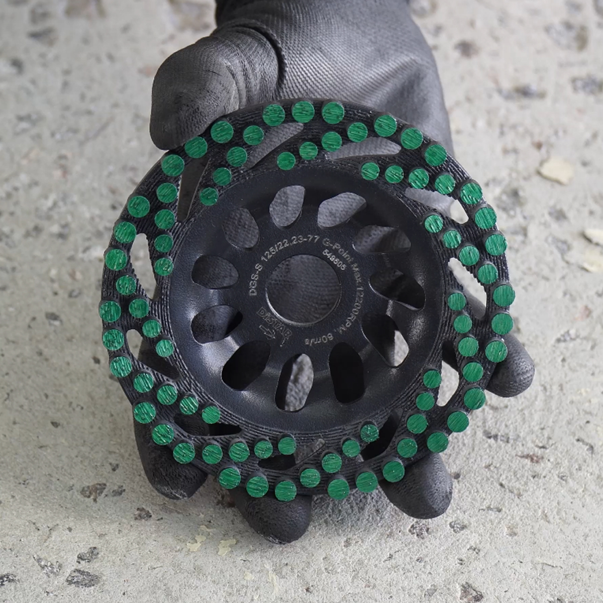 Disc oala diamantat DGS-S 125/22,23-77 Green Point