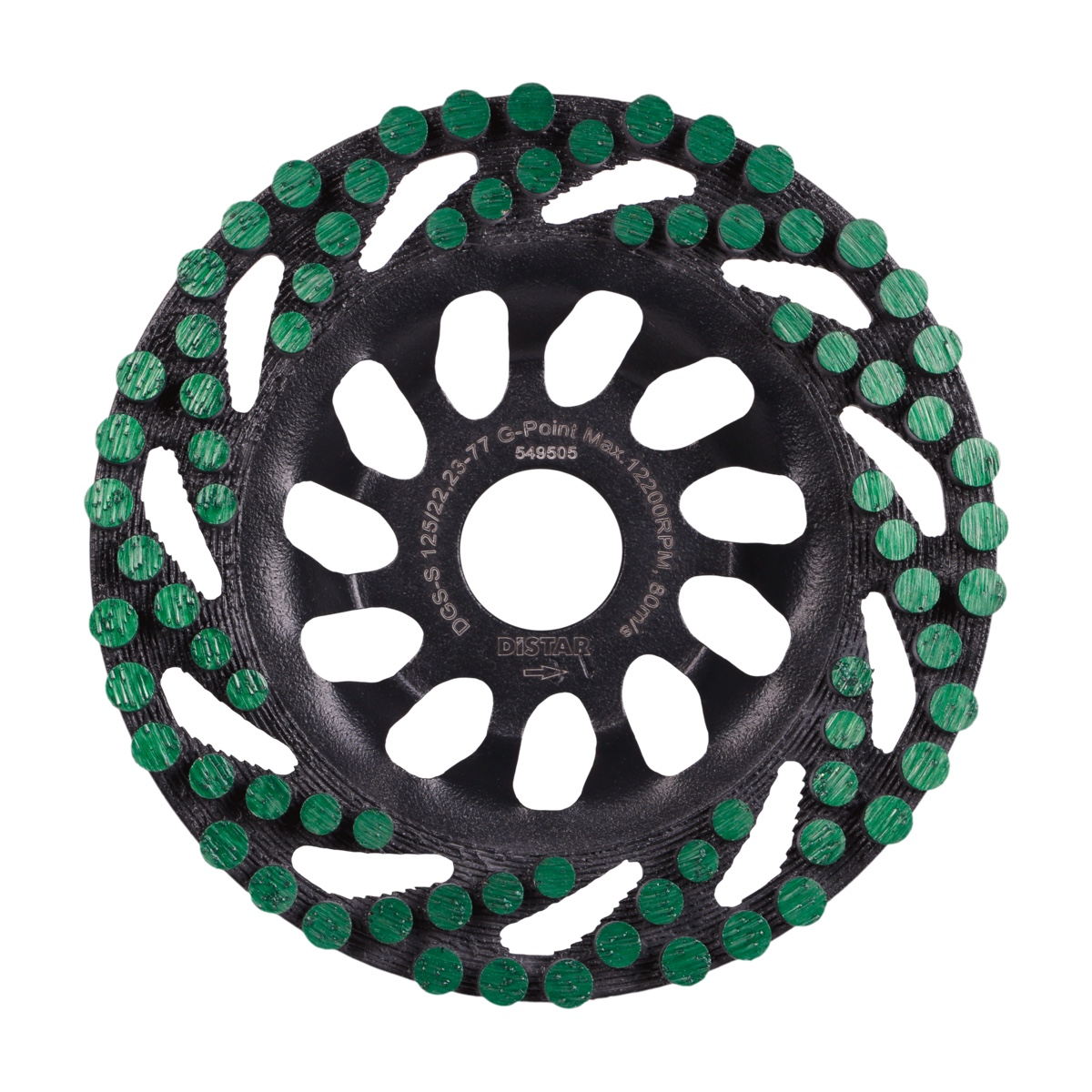 Disc oala diamantat DGS-S 125/22,23-77 Green Point