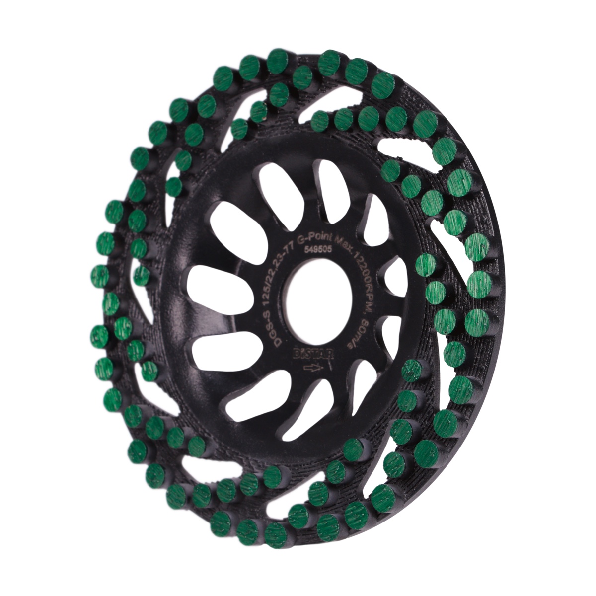 Disc oala diamantat DGS-S 125/22,23-77 Green Point